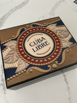 Cuba Libre Wooden Cigar Storage Box