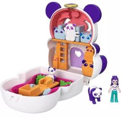 Polly Pocket Flip & Find Panda Compact 
