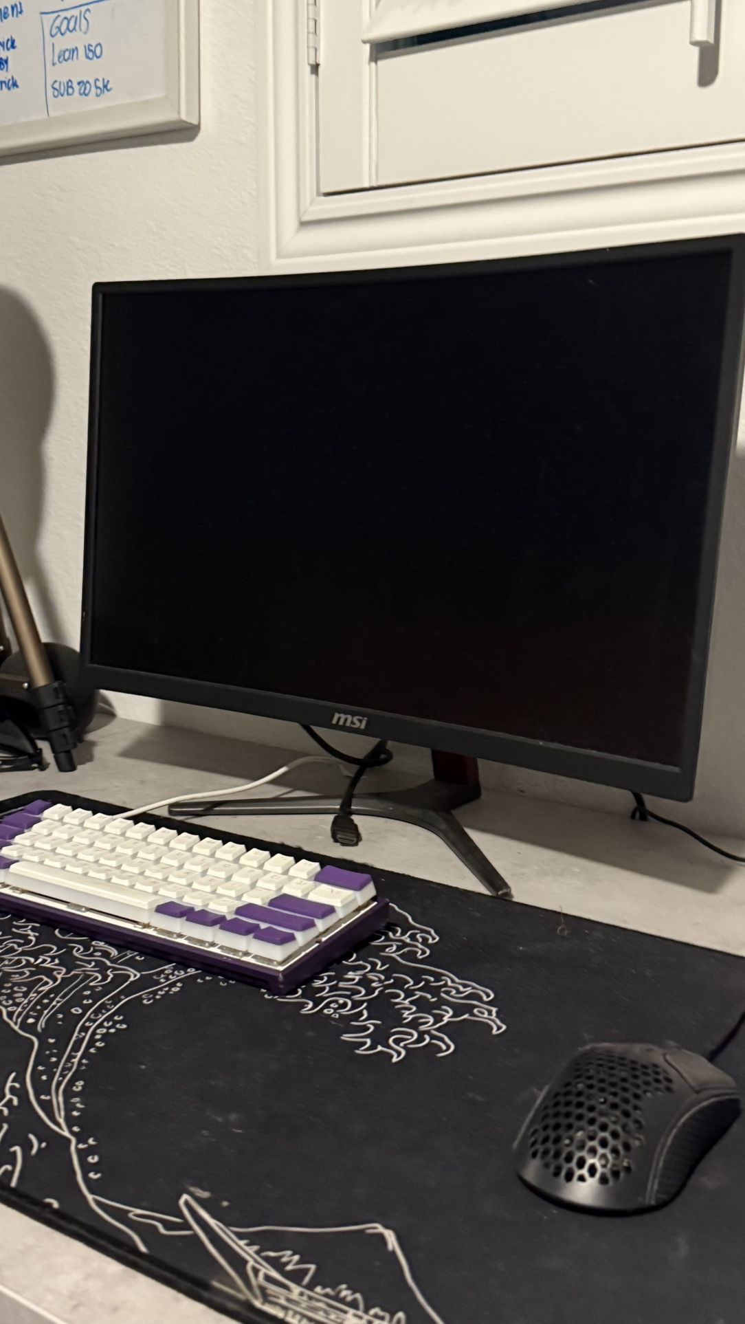 MSI curved 27in monitor 150hz