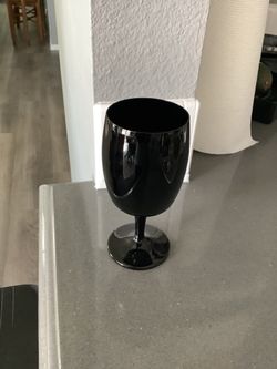 Modern Black Water Glasses