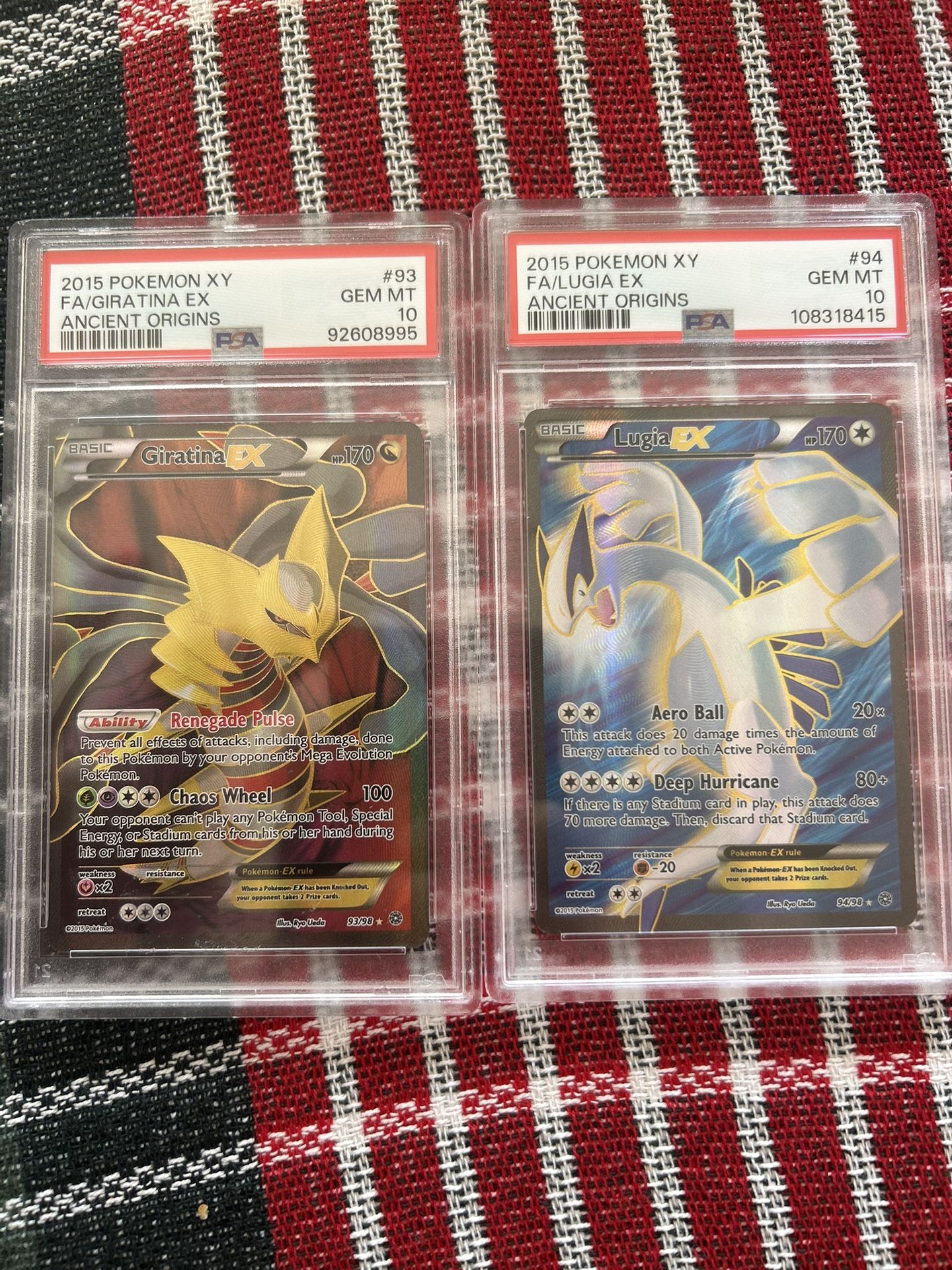 Pokémon PSA 10 Lugia And Giratina
