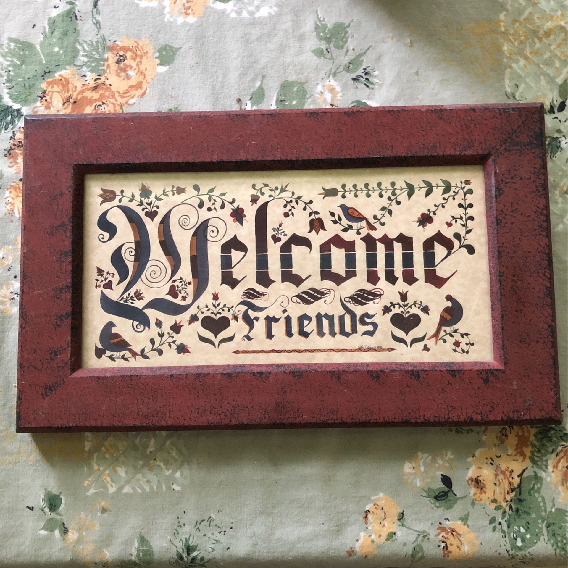 Welcome Friends Sign