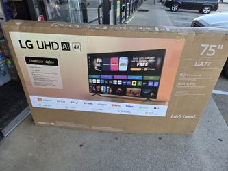 75UA77 75” Lg smart 4k led Uhd tv