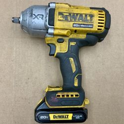 Dewalt 20v Max Cordless Brushless Fuel XR Brushless 3-speed Impact Wrench Tool 1/2 Inch High Torque Hog Ring Anvil Heavy-duty Job Construction