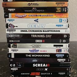 Selling 4k And Blu-ray Movies