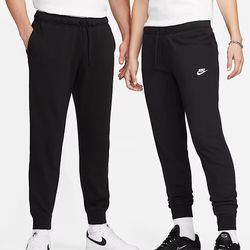 NEW Nike Sportswear Club Fleece Women's Small Mid-Rise Joggers - Black