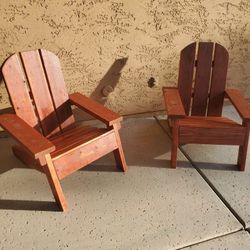 Picnic tables and Adirondack Chairs. Any color. Delivery available. Also custom if you need then taller, wider or with cushions.
