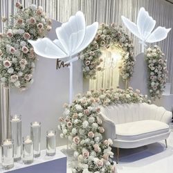 Butterfly Floor Lamp 2pcs Cool White Indoor/outdoor Use