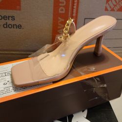2 Inch Nude/tan Heels From Shein