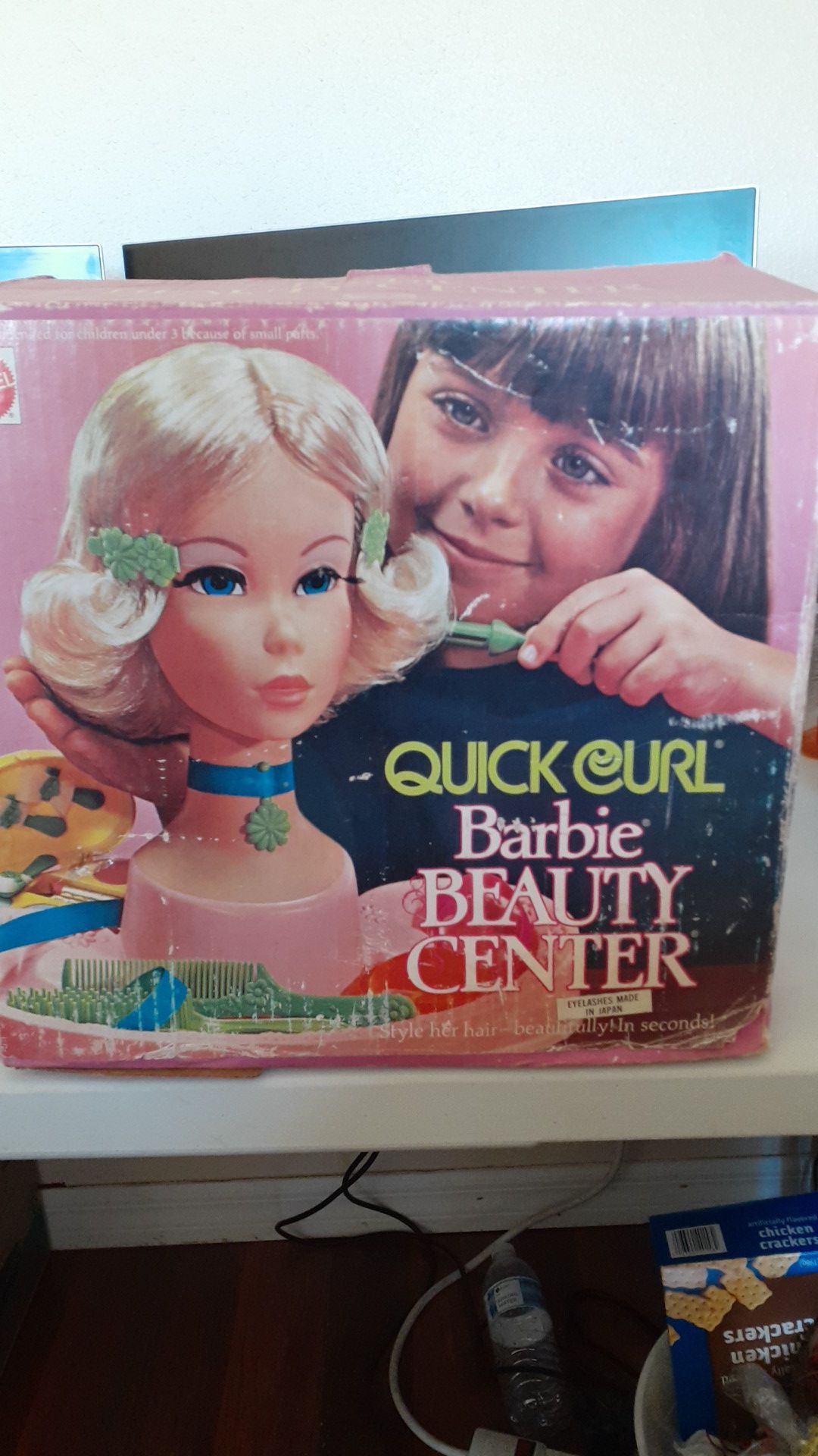 BARBIE QUICK CURL BEAUTY CENTER USED BY MATTEL