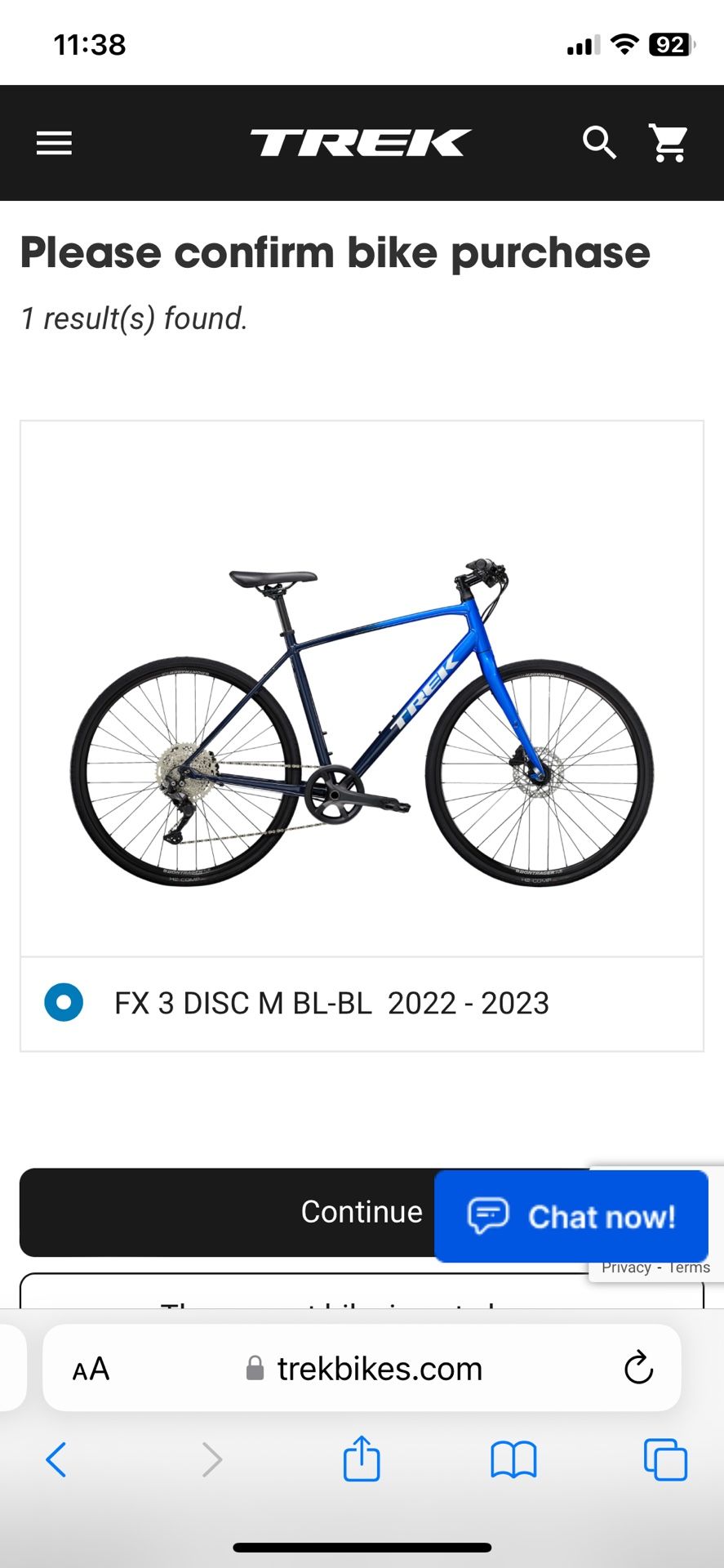 Trek FX3 2023 Frameset only project