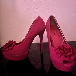 Hot Pink High Heels Size 6