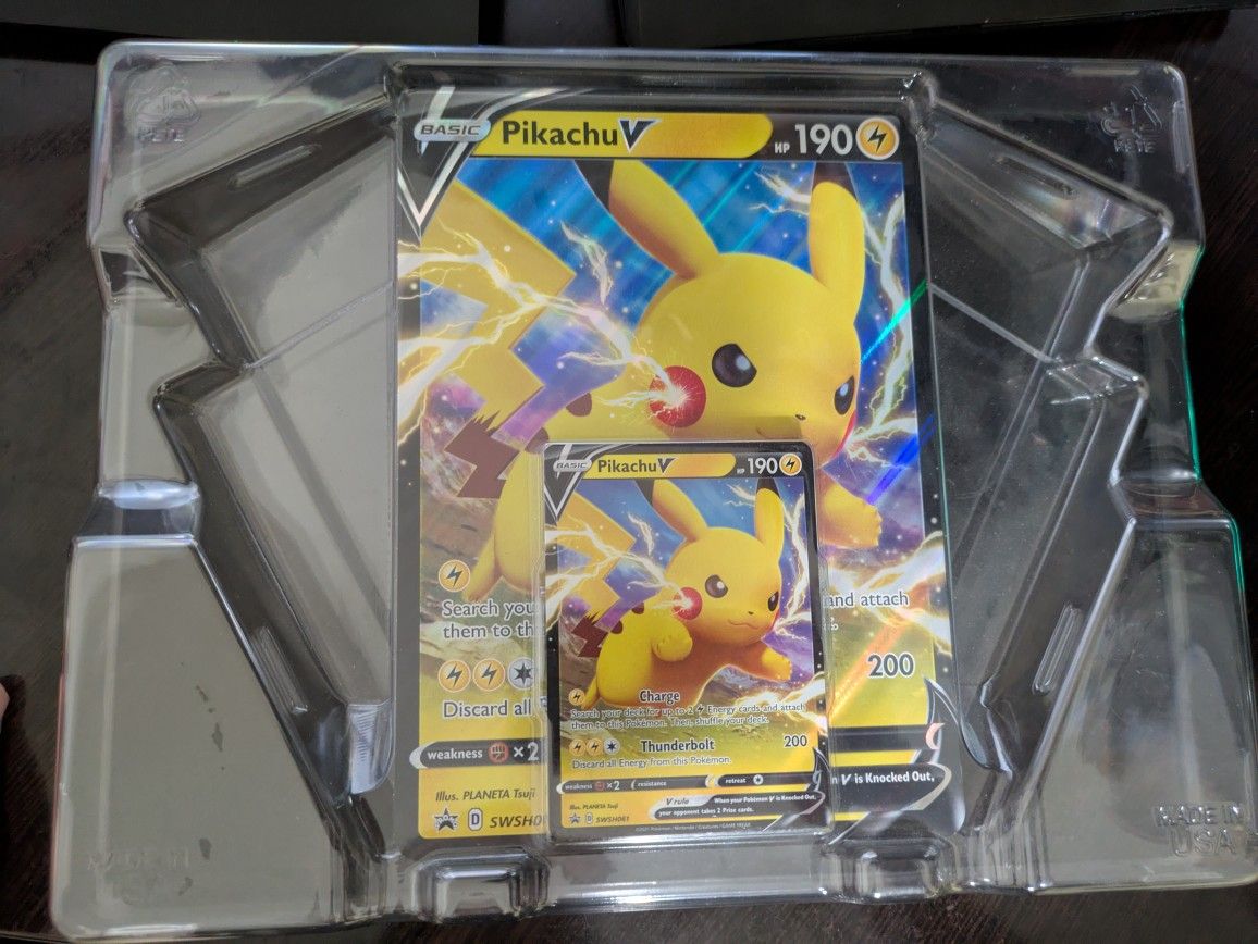 Pikachu Jumbo Promo Card Brand New