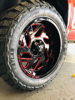 20x10 Offroad monster wheels with 33125020 MT Tires. Only $1399 installed!!! Payment options available