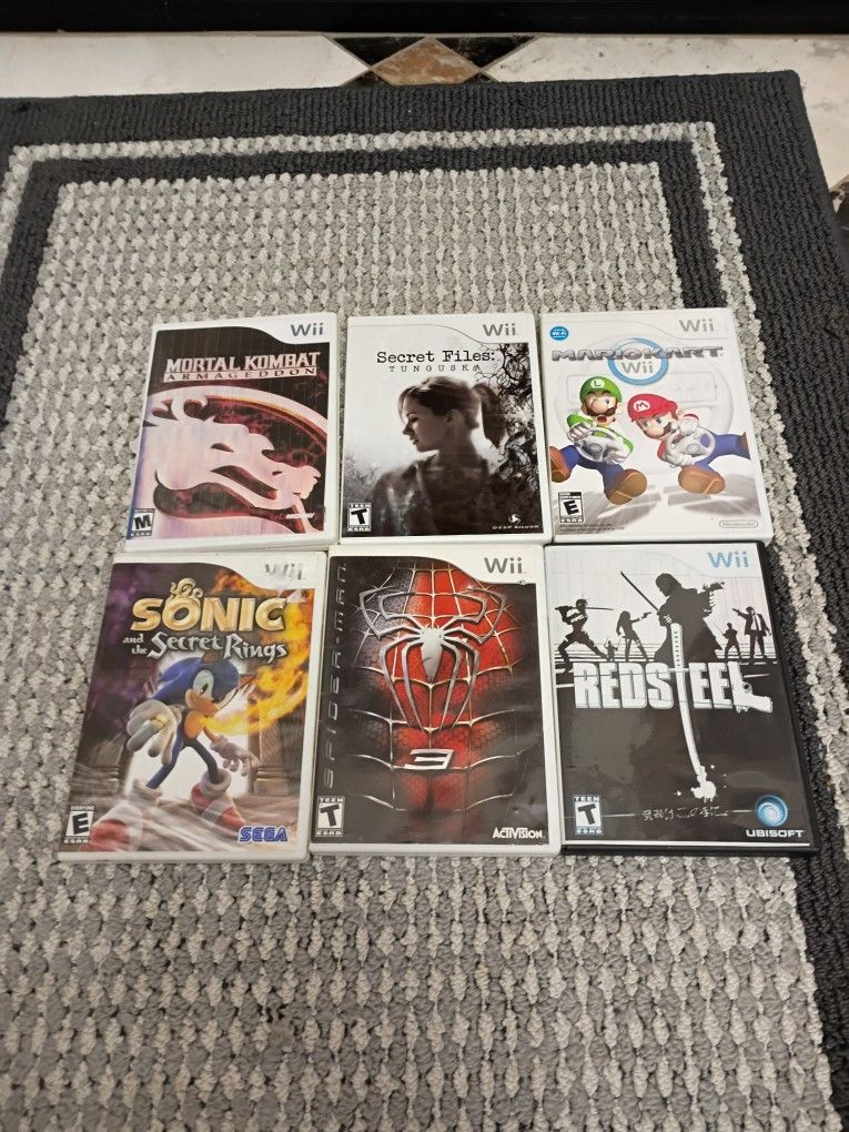 Nintendo Wii Games Mario Sonic
