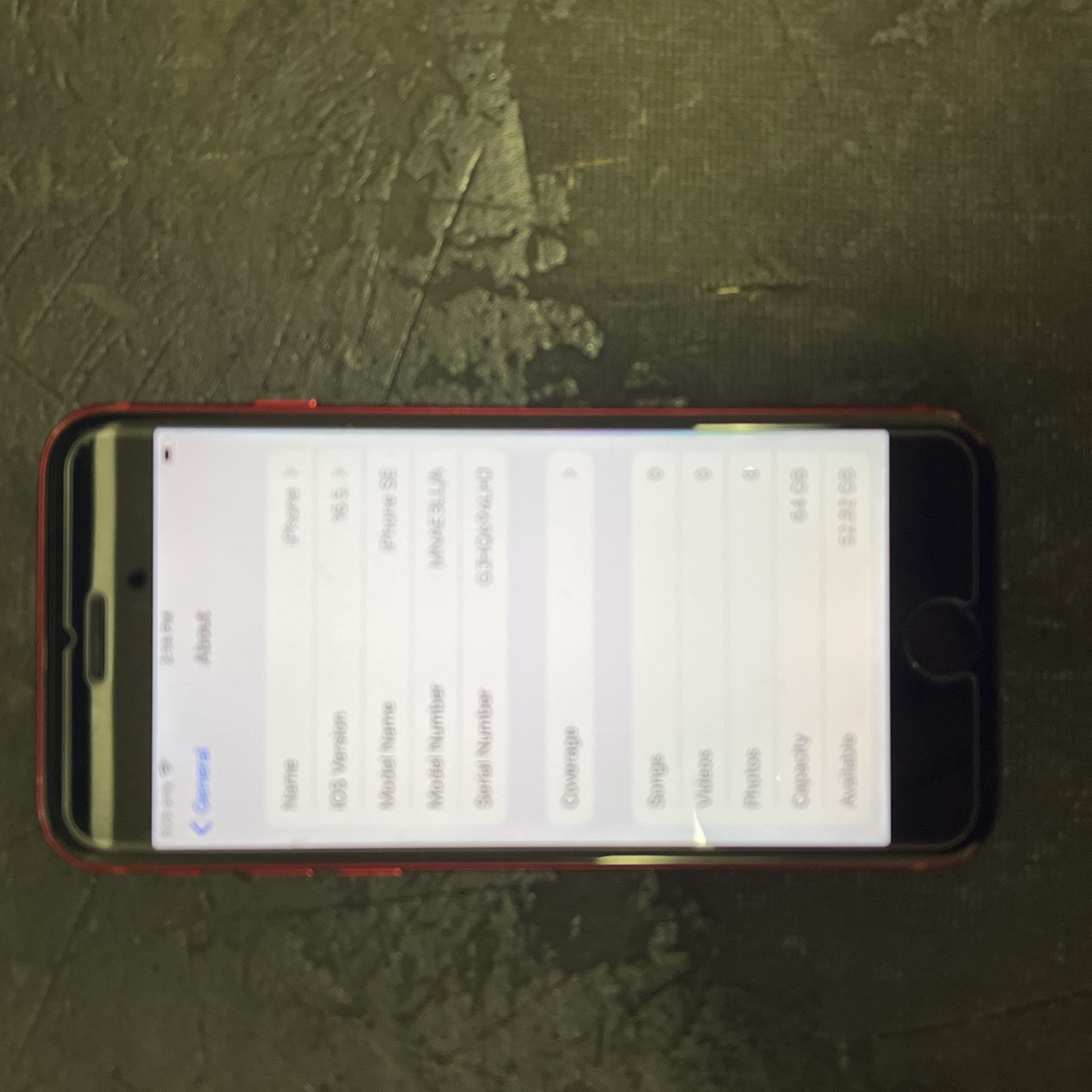 iPhone SE 2022 ATT 64GB RED