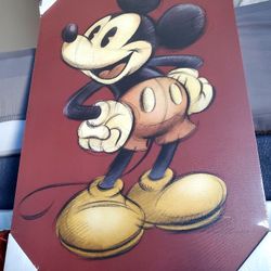 Mickey Mouse Sketched Wall Frame