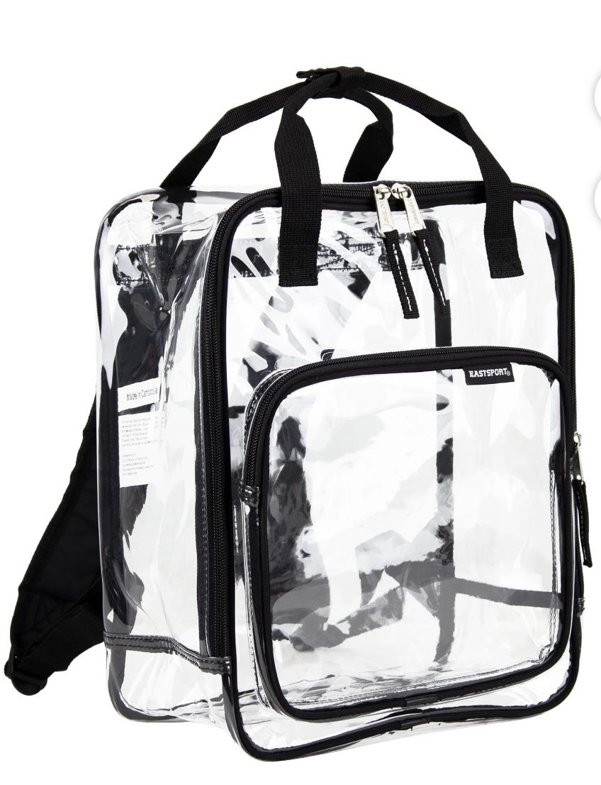 CLEAR BACKPACKS – SCHOOL READY & STADIUM APPROVED!  Perfect for school, stadiums, concerts, travel, and more!