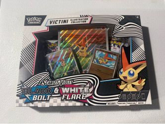 Pokemon TCG Black Bolt & White Flare Victini Illustration Collection- Sealed