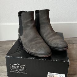Thursday Boots Cavalier Shadow Grey - Chelsea Boot - Size 9