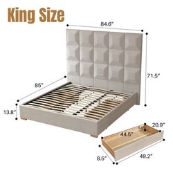 Brand new bed (doesn’t fit our room