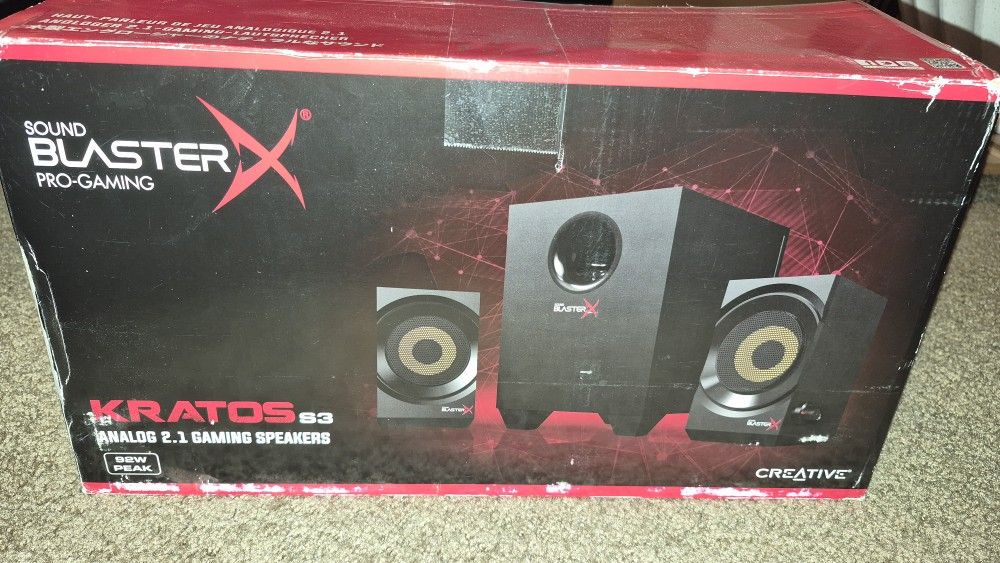 Sound BlasterX Kratos S3 Computer Speakers