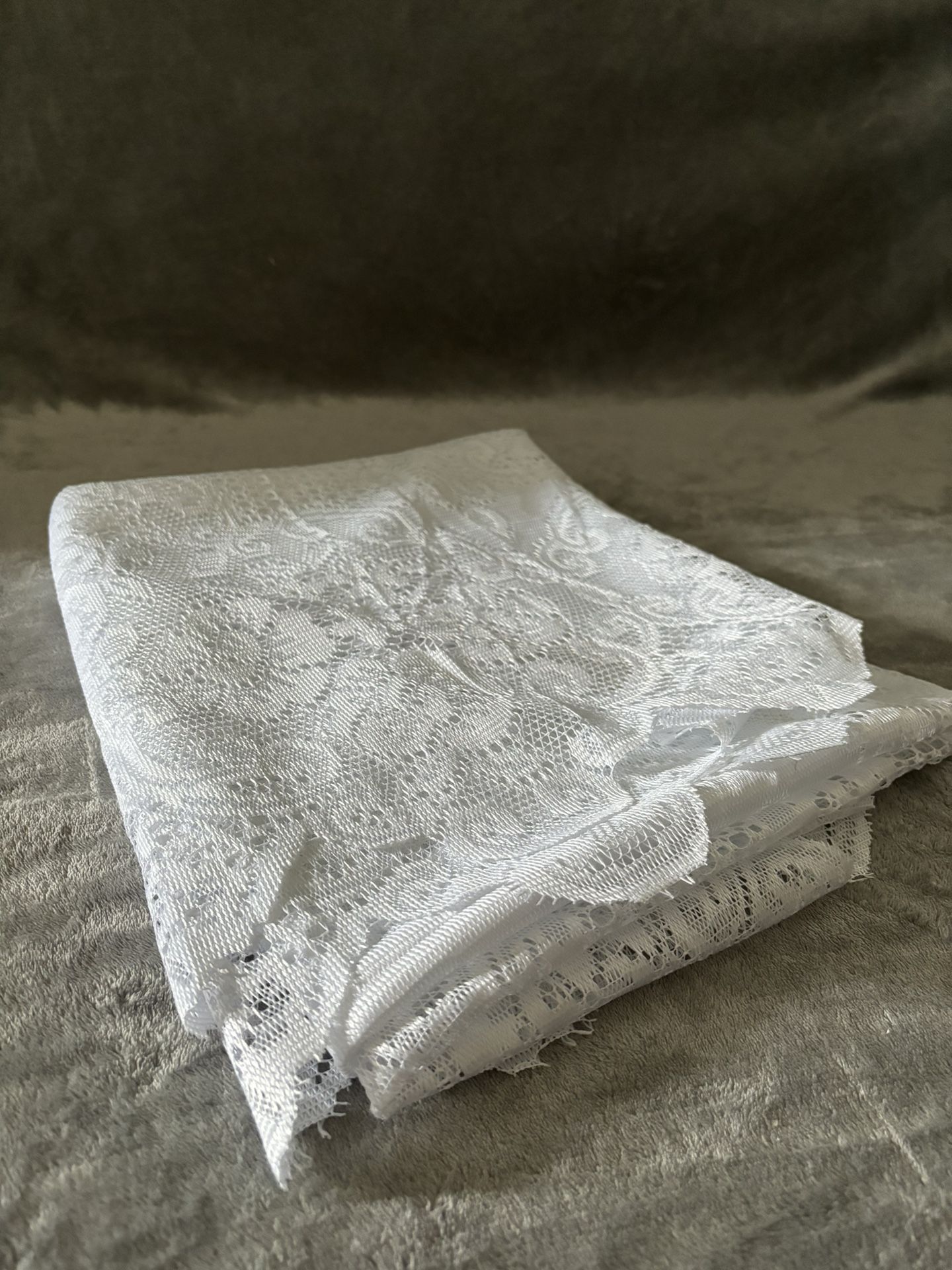 White Lace Tablecloth
