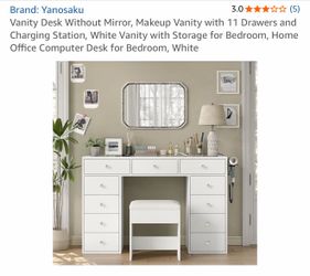 Vanity white new in box