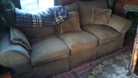 Sofa and loveseat