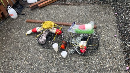 Crab pots !  Ready to go !