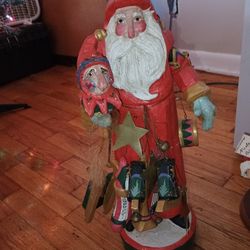 1992 Rare House of Hatten Old World Santa With Toys