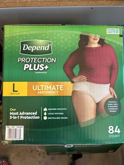 Woman's Depends Pull Ups