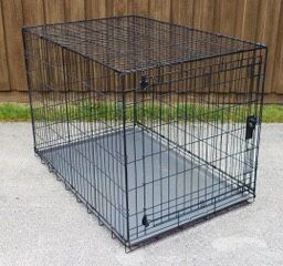 Dog Pet Crate Kennel - Large With Liner