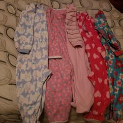 Fleece footie pajamas( $15 for All!)