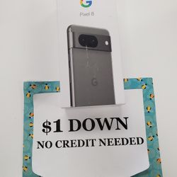 Google Pixel 8 5G- 90 DAY WARRANTY - $1 DOWN - NO CREDIT NEEDED 