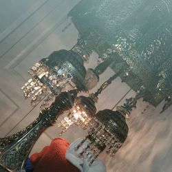 Vintage Bohemian Lamp With Real Crystal 🔮