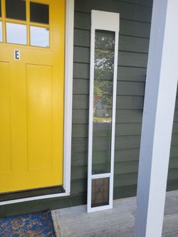 FREE dog door panel for sliding door