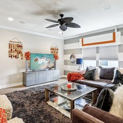 Gray Wooden Tv Stand