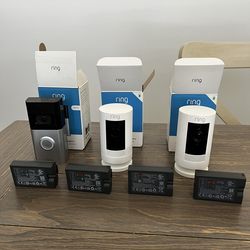 Ring Doorbell And Indoor Cameras