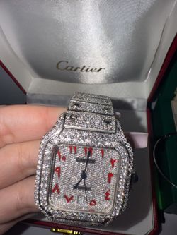 red dial watch