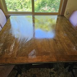 Square Table And Six Chairs