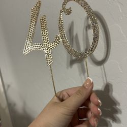 Cake Topper “40”