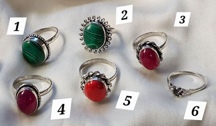 Pretty 925 rings