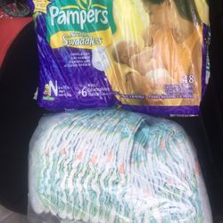 New Pampers Newborn Packages Of Diapers Both Only $30