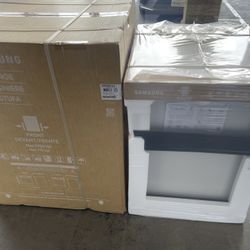 Samsung Bespoke White Glass Kitchen Bundle – Gas Range + Dishwasher