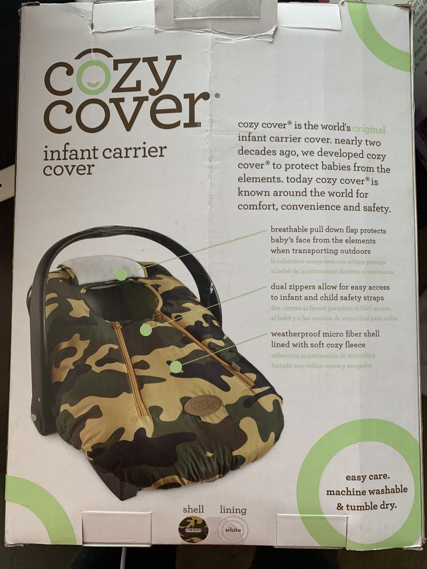 Cozy cover car seat cover