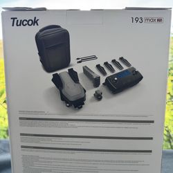 Tucock 193 MAX2S GPS Drone | 4K Camera | Carry Case *NEW*NEW*