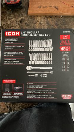 Brand new 1/4 modular general service set 48 piece set