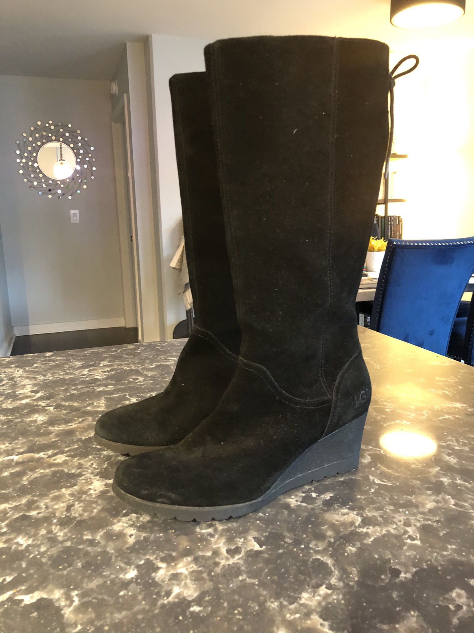 Black Suede UGG Women’s Boots