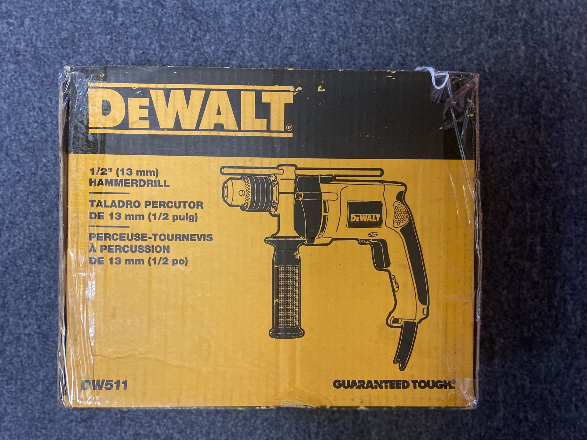 DeWALT DW511 120V 7.8Amp Single Speed 1/2" Corded Hammer Drill
